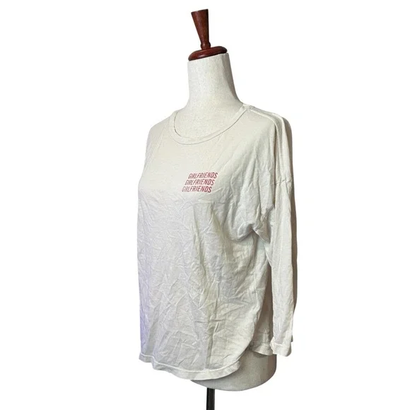 Mate the Label Tee Size Small Boatneck Top 100% Organic Cotton "Girlfriends" - Picture 8 of 14